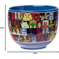 thumbnail image 6 of Silver Buffalo Star Wars Characters Ceramic Ramen Noodle Rice Bowl with Chopsticks and Spoon, Microwave Safe, 20 Ounces, 6 of 11