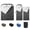Black, variant on CONCETTA Lightweight Double Sleeping Bag for Adults in Cold & Warm Weaher, Waterproof & Machine Washable for Camping/Backpacking/Hiking, Military Green