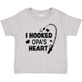thumbnail image 3 of Inktastic I Hooked Opa's Heart with Fishing Rod Boys or Girls Baby T-Shirt, 3 of 5
