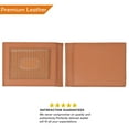 thumbnail image 4 of Leatherboss Designer Front Pocket Minimalist Wallet for Men and Women, Tan, 4 of 7