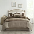 thumbnail image 3 of Home Essence Overland 7 Piece Faux Suede Comforter Set, 3 of 18