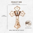 thumbnail image 2 of Elegant White Cross with Butterfly & Floral Design – Premium Resin Religious Wall Art for Living Room, Bedroom, or Prayer Room – Inspirational Decor Symbolizing Love & Faith, 2 of 7
