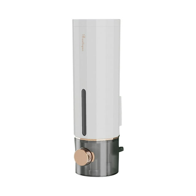 DPTALR Wall-mounted Manual Soap Dispenser Bathroom Toilet Hand-washing Foam Soap Dispenser Storage Shower Gel Rack