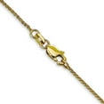 thumbnail image 4 of Auriga 10K Yellow Gold 1 mm Diamond-cut Wheat Chain Necklace for Women 20", 4 of 6