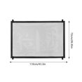 thumbnail image 2 of OUSITAID Magic Pet Gate Pet Safety Gate Portable Folding Mesh Safety Fence Dogs Barrier with 4pcs Hooks and 2pcs Telescopic Rod Net Gate Tear-resistant Enclosure Divider for Doorway Stair, 2 of 7