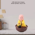 thumbnail image 4 of Statue de Moine Bouddha, Son Réglable, Utilisation Multifonctionnelle, Adaptée pour un Décor Polyvalent, 4 of 8