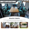 thumbnail image 3 of XYZCANDO Bohemian Turtle RV Dinette Cushion Covers Stylish Camper Decor Universal Cushion Covers for Couches and Sofas Bench Seat Cover Washable Sofa Slip Covers for 2 Seat Cushion Couch Black, 3 of 7