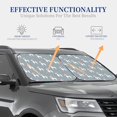 thumbnail image 7 of Picia Cartoon Poodle Dog 2 Piece Car Windshield Sun Shade Foldable | Foldable Sun Shield for Front Window Blocks UV Rays and Keeps Your Vehicle Cool-Medium, 7 of 7