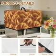 thumbnail image 6 of TSOVTHRID 3D Bread Print Microwave Oven Dust Cover Decorative Air Fryer Toaster Oven Cover Countertop Microwave Protector for Indoor Kitchen Decor, 20.9"W x 15.7"D x 12.4"H, L, 6 of 7