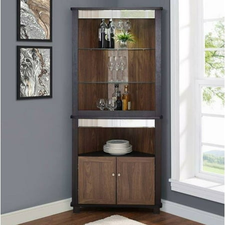 - Home Source Hudson Espresso Corner Bar