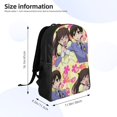 thumbnail image 3 of Mochila ligera para computadora portátil del club anfitrión de la escuela secundaria Ouran Mochila para estudiantes de secundaria y universitarios, 3 of 5