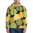 thumbnail image 2 of Bingfone Bee Honey Men'S Drawstring Hoodie Long Sleeve Pocket Sweatshirts-Medium, 2 of 9