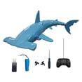 thumbnail image 2 of FashionCha Remote Control Shark Toy RC Shark Diving Toy Practical, Waterproof Boys Girls Realistic Remote Control Water Toys, Simulation Blue, 2 of 8