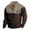 Brown, variant on Men's Hoodless Sweatshirt Long Sleeve Crewneck Pullover Soft Casual Streetwear Top for Daily Comfort and Style Across Seasons