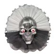 thumbnail image 2 of AKEGAMN Couronne de Porte Couronne Maison Décoration Suspendue d'Halloween Décor au design Effrayant, Couronne d'Halloween avec, roses Rouges, Tissu Effrayant, Vignes, Convient Très Bien pour Habiller la Maison à l'Halloween,, 2 of 9