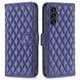 thumbnail image 1 of BINFEN COLOR BF Style-14 For Samsung Galaxy A56 Case Rhombus Phone Leather Cover Stand - Blue, 1 of 5