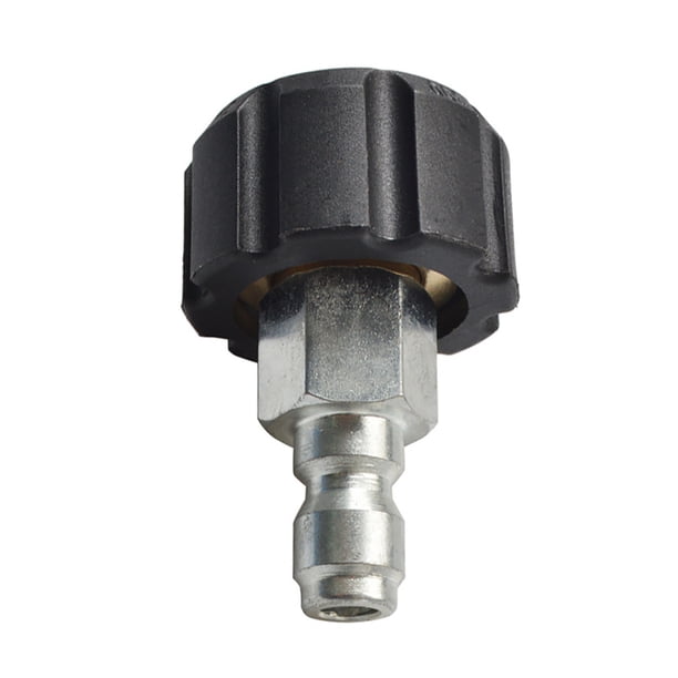 Conector de lavadora a presión Riwesomey de acero inoxidable adaptador de coche pequeño extraíble de liberación rápida