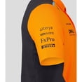 thumbnail image 4 of Mclaren F1 Driver Lando Norris Mens Papaya Polo Shirt, 4 of 6
