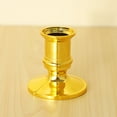 thumbnail image 6 of 10X Gold Pillar Candle Base Taper Holder Candlestick Christmas Decor, 6 of 8