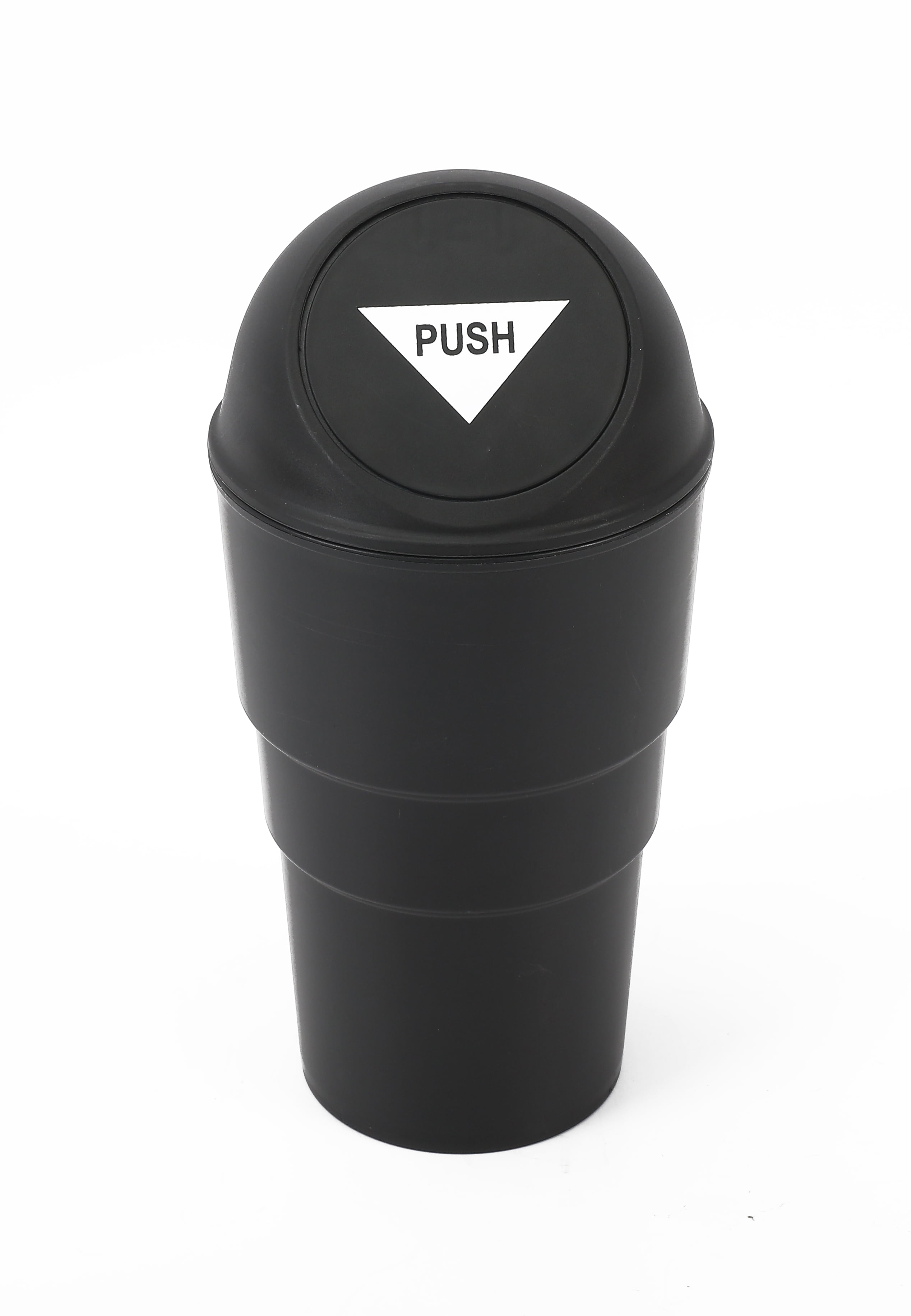 Auto Drive Cup Holder Trash Can, Black, Automotive Interior Accessories