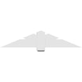 thumbnail image 4 of 60"W x 12 1/2"H x 4"D x 6"F, 5/12 Pitch, Kennewick Architectural Grade PVC Gable Bracket, 4 of 8
