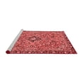 thumbnail image 2 of Ahgly Company Machine Washable Indoor Rectangle Abstract Red Modern Area Rugs, 2' x 5', 2 of 4