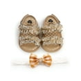 thumbnail image 2 of goowrom Baby Girls Sandals Anti-Slip Soft Sole Ruffle Flat Shoes, 2 of 9