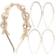 thumbnail image 2 of 5 diademas decorativas delicadas, diadema dorada, tocado para niña, tocado dorado, 2 of 8