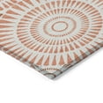 thumbnail image 4 of Addison Rugs Chantille Indoor/Outdoor Transitional Circles Coral Washable Rectangle Rug, 3' x 5', 4 of 6