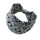 thumbnail image 2 of Diademas Bohemia Qarigey Pañuelo de ala ancha Accesorios Ejercicio Yoga Tela escocesa gris negro, 2 of 6