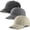 Dark Light Grey/Beige, variant on 3 Pcs Washed Cotton Baseball Caps for Men Women, Breathable Retro Adjustable Dad Hats with Crown, Curved Brim Ball Caps for Running, Outdoor, Daily Casual Wear, Dark Light Grey/Beige
