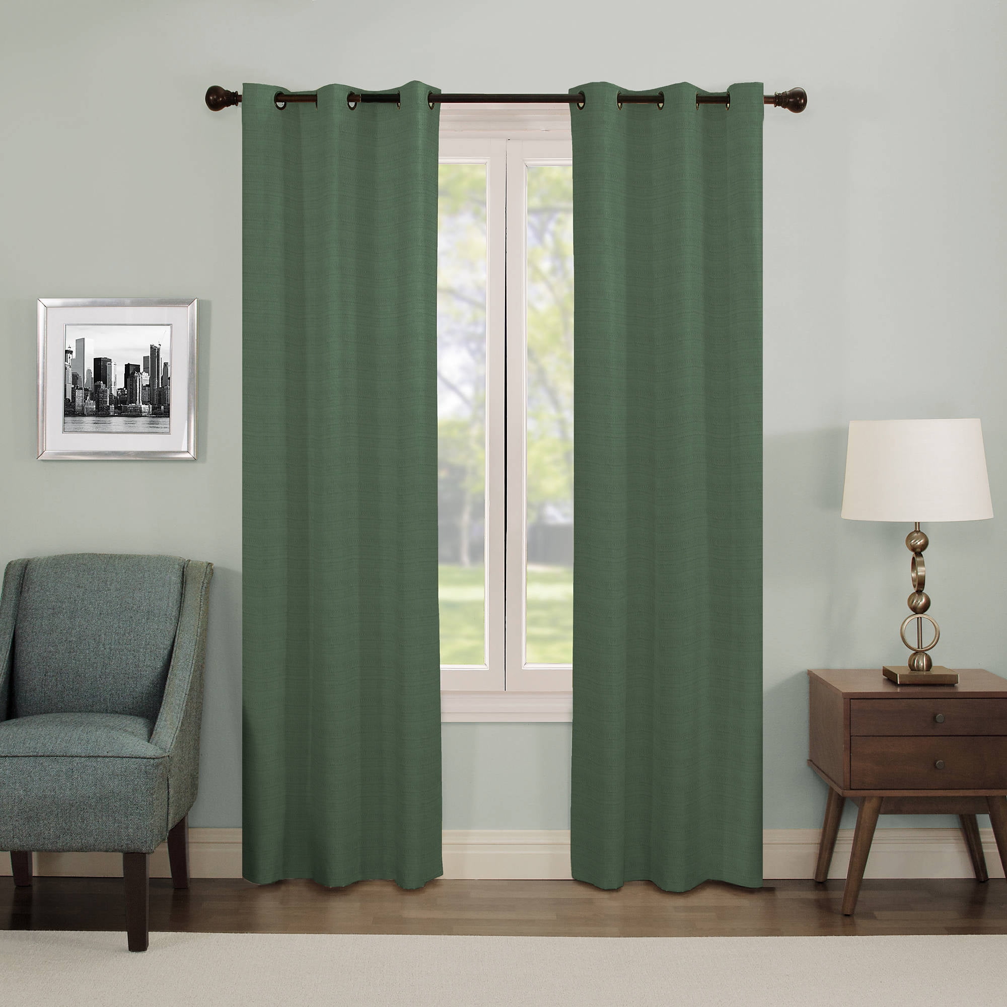 Eclipse Nottingham Thermal EnergyEfficient Grommet Curtain Panel