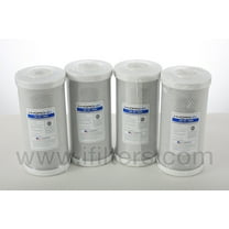 Hydronix 4 Pack CB-45-1005 Whole House, Hydroponics Carbon Block Water Filters CTO 4.5" x 10" - 5 micron