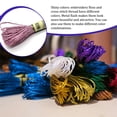 thumbnail image 4 of Inteprter DIY hecho a mano no es fácil de desvanecer hilo de lingote de línea de bordado mercerizado doble para regalo de Navidad accesorio rosa Type3 NO3 Inteprter HA059818-10, 4 of 6