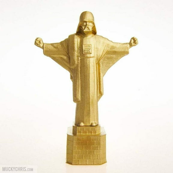 Darth Vader the Redeemer Statue | Brilliant Gold