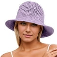 thumbnail image 1 of Sombrero plegable ligero y transpirable para mujer: sombrero de pescador con protección UV para actividades al aire libre, 1 of 6