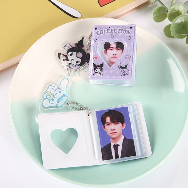 Sanrio Kuromi álbum de fotos de almacenamiento de 3 pulgadas, portatarjetas Sanrio, Mini camión, carpeta de tarjetas gratis, adornos kawaii Sanrio, nuevo estilo