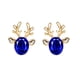 thumbnail image 2 of Fiudx Pendientes de Asta de Ciervo, Estilo Bohemio, con Forma de Oreja de Oruga, Joyería Bohemia, 2 of 2