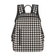 thumbnail image 1 of Disketp Black and white houndstooth Mochila Ligera e Impermeable, Mochila de Día Resistente para Viajes, Senderismo y Uso Diario para Hombre y Mujer, 1 of 7