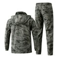 thumbnail image 4 of CONZONE Mens Sweatsuit 2 Piece Sets Casual Men's Jogging Tracksuit Set Camouflage Windproof Jacket Pants Hiking Suit for Men Cozy Fall Winter Athletic Track Suit Outfits, 4 of 4