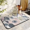 thumbnail image 3 of Stunning 19.5x12in Coffee Drying Mat - Floral Kitchen Counter Accessory & Splash Guard, Ideal for Coffee Makers and Espresso Machines, Coffee Mat Perfect Dining Room Decor Enhancer, 3 of 7