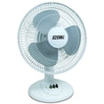 thumbnail image 1 of EZ-CHILL Ventilador de mesa oscilante de 3 velocidades de 12 pulgadas con inclinación ajustable, prácticos controles de botón, funcionamiento silencioso, 1 of 5