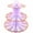 Purple, variant on Farfi Cake Stand Disposable Exquisite Paper Lace Edge Three-layer Dessert Stand for Wedding (Pink)