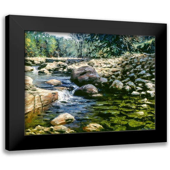 Braithwaite, Bruce 14x11 Black Modern Framed Museum Art Print Titled - Lower Potomac