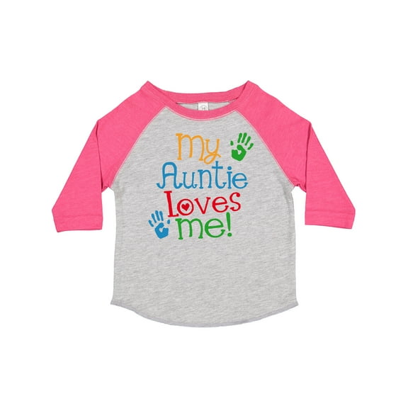 Inktastic My Auntie Loves Me Nephew Boys or Girls Toddler T-Shirt