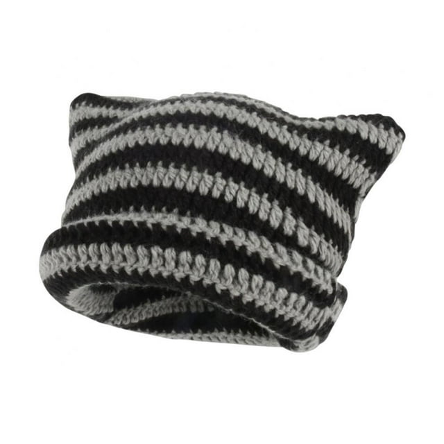 Bonnets pour Femmes Bonnets de Chat Vintage Bonnets pour Femmes Fox Hat Grunge Accessoires Bonnets pour Femmes