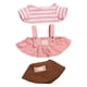 thumbnail image 4 of vestido de muñeca,Camisa de vestir de muñeca de felpa con sombrero para 14,96 pulgadas,Accesorio de vestir de juguete de figura de felpa de 38 cm,Disfraces de mini princesa para muñeca de, 4 of 7