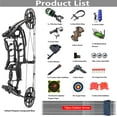 Steel Ball Compound Bow Kit Dual Purpose Short-Axis Bow Archery Hunting ...