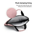 thumbnail image 5 of HYLLai 15.6 Inch Laptop Tote Bag, Waterproof Laptop Shoulder Bag with Padded Compartment, Business Casual Computer Bag for Women & Men, Pink, 5 of 7