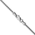thumbnail image 3 of 14K White Gold Spiga Wheat Chain Necklace 16 inch 1.5 mm Parisian with Lobster Clasp, 3 of 4